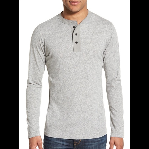 Billy Reid Other - Billy Reid heather grey Henley